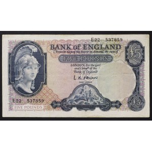 Great Britain, Kingdom, Elizabeth II (1952-2022), 5 Pounds 1961-67