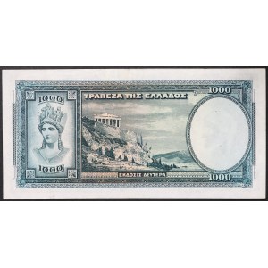 Řecko, Království, Jiří II (1935-1944), 1.000 drachmai 01/01/1939