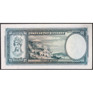 Greece, Kingdom, George II (1935-1944), 1.000 Drachmai 01/01/1939