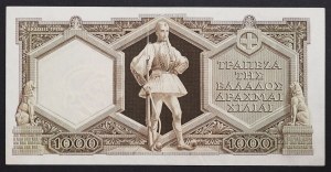Greece, Kingdom, Paul I (1947-1964), 1.000 Drachmai 09/01/1947