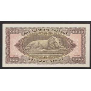 Grécko, kráľovstvo, Pavol I. (1947-1964), 1 000 drachmai 10/07/1950