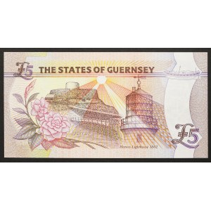 Guernesey, dépendance britannique, 5 livres n.d. (2000)