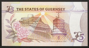 Guernsey, zależność brytyjska, 5 funtów, b.d. (2000)