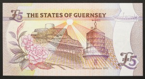 Guernsey, britská závislost, 5 liber n.d. (2000)