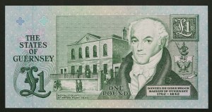 Guernsey, British Dependency, 1 Pound n.d. (1991)