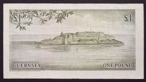 Guernsey, dependencja brytyjska, 1 funt, b.d. (1969-75)