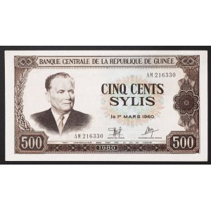 Guinea, Republik (seit 1958), 500 Sylis 01/03/1960
