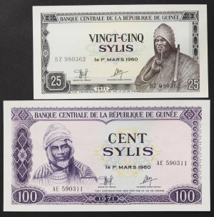 Guinée, République (1958-date), Lot 2 pièces.