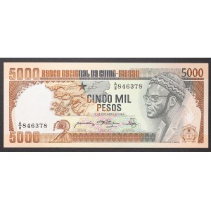 Guinea-Bissau, republika (1974-dátum), 5 000 pesos 12/09/1984