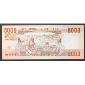 Guinea-Bissau, Repubblica (1974-data), 5.000 Pesos 12/09/1984