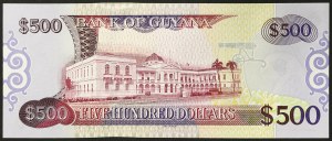 Guyana, Republic (1966-date), 500 Dollars 2002