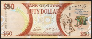 Guyana, Republic (1966-date), 50 Dollars 2016