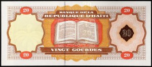 Haiti, Republic (1863-date), 20 Gourdes 2001