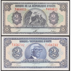 Haiti, Republic (1863-date), Lot 2 pcs.