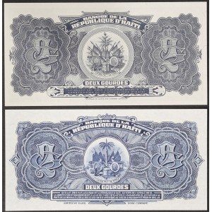 Haiti, Republic (1863-date), Lot 2 pcs.