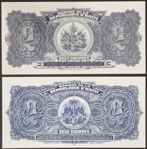 Haiti, Republic (1863-date), Lot 2 pcs.