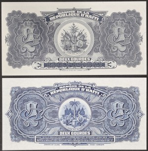 Haiti, Repubblica (1863-data), Lotto 2 pezzi.