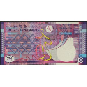 Hong Kong, Special Administrative Region of China (1997-date), 10 Dollars 01/07/2002