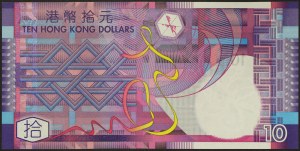 Hongkong, osobitná administratívna oblasť Číny (od roku 1997), 10 dolárov 01/07/2002