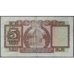 Hongkong, Britische Kolonie (1842-1997), 5 Dollars 01/03/1969