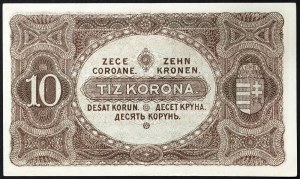 Hungary, Kingdom, Miklós Horthy (1920-1946), 10 Korona 01/01/1920