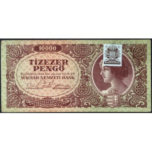 Węgry, Królestwo, Miklós Horthy (1920-1946), 10.000 Pengo 15/07/1945