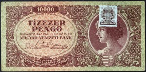 Hungary, Kingdom, Miklós Horthy (1920-1946), 10.000 Pengo 15/07/1945