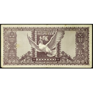 Hungary, Republic, First Republic (1946-1949), 10.000.000 Milpengo 24/05/1946