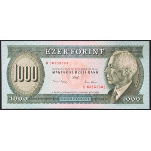 Hongrie, République, Deuxième République (1989-date), 1.000 Forint 1993