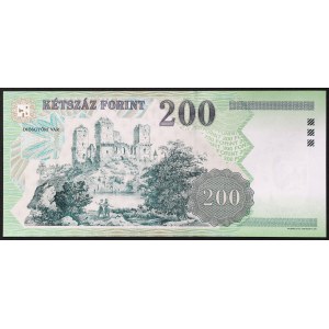 Hongrie, République, Deuxième République (1989-date), 200 Forint 1998