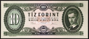 Maďarsko, republika, Druhá republika (od roku 1989), 10 forintů 28. 10. 1975