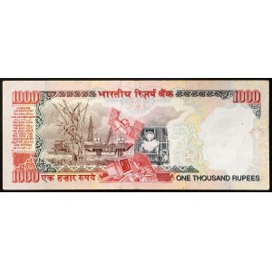 India, Republic (1950-date), 1.000 Rupees 2006/10