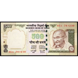 Indie, Republika (od 1950 r.), 500 rupii 2007 r.