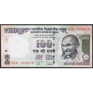 Inde, République (1950-date), 100 roupies 2012