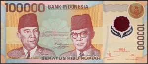 Indonesia, Republic (1949-date), 100.000 Rupias 1999