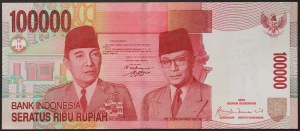 Indonesia, Republic (1949-date), 100.000 Rupias 2009