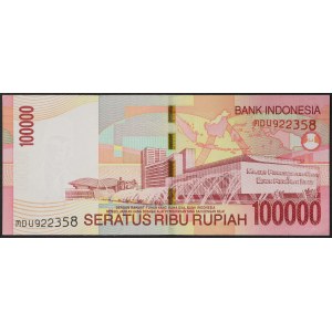 Indonezja, Republika (od 1949 r.), 100 000 rupii w 2009 r.