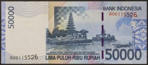 Indonézia, republika (1949-dátum), 50 000 rupií 2011