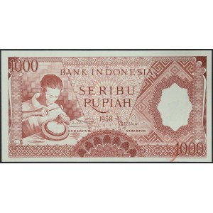 Indonezja, Republika (od 1949 r.), 1.000 rupii 1958 r.