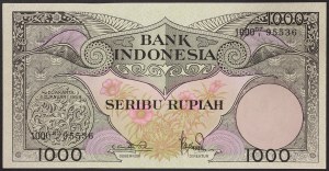 Indonesia, Republic (1949-date), 1.000 Rupias 01/01/1959