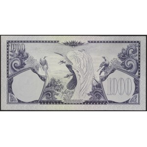 Indonesia, Republic (1949-date), 1.000 Rupias 01/01/1959