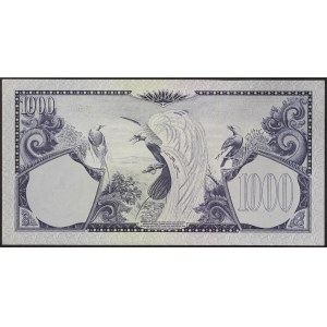 Indonezja, Republika (1949-data), 1.000 rupii 01/01/1959