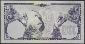 Indonesia, Republic (1949-date), 1.000 Rupias 01/01/1959