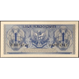 Indonesia, Repubblica (1949-data), 1 Rupiah 1956