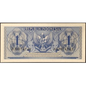 Indonezja, Republika (od 1949 r.), 1 rupia 1956 r.