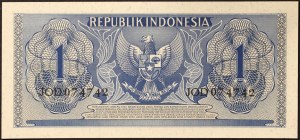 Indonesia, Republic (1949-date), 1 Rupiah 1956