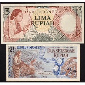 Indonesien, Republik (1949-date), Los 2 Stk.