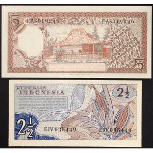 Indonesia, Republic (1949-date), Lot 2 pcs.
