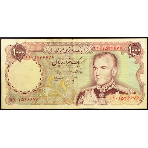 Iran, Royaume, Mohammad Reza Shah Pahlavi (1320-1358 H / 1941-1979 J.-C.), 1.000 Rials 1974-79