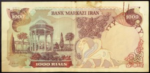 Iran, Königreich, Mohammad Reza Shah Pahlavi (1320-1358 AH / 1941-1979 AD), 1.000 Rials 1974-79